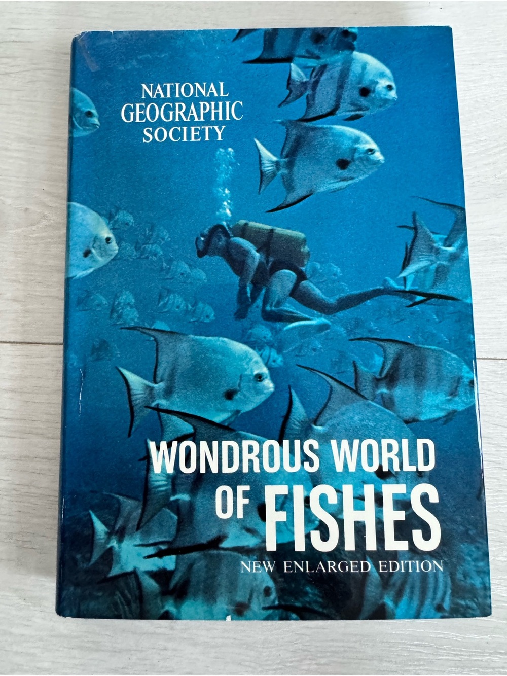 Vintage Hardcover Book Wondrous World of Fishes National Geographic Society